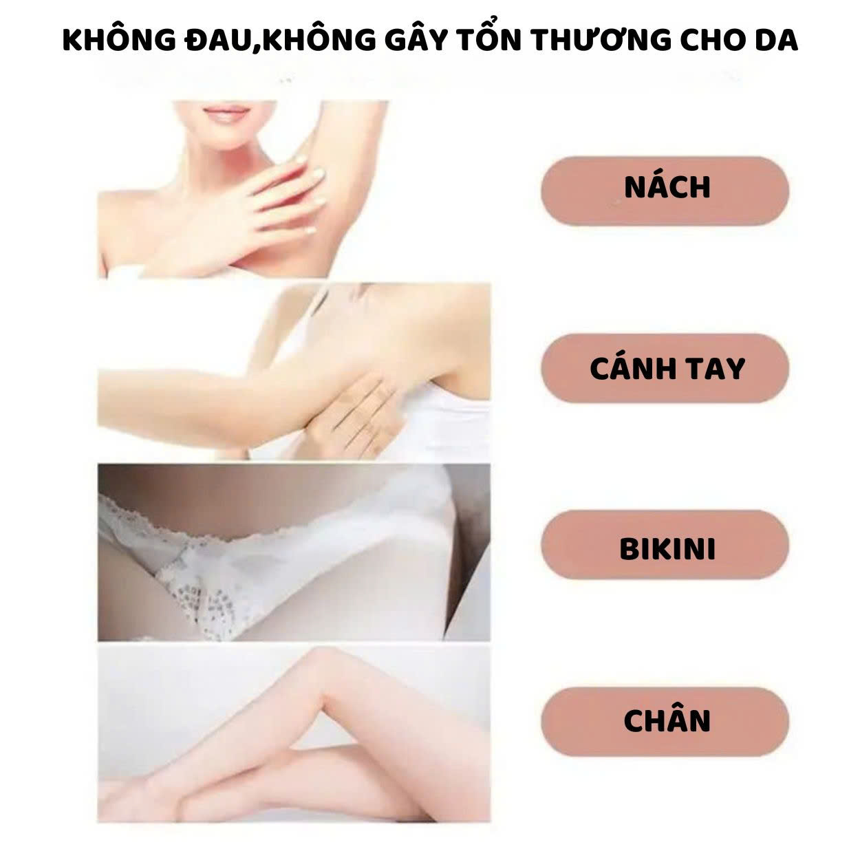 Mô tả Máy triệt lông lạnh IPL Sapphire Cooling ENZO triệt lông vĩnh viễn tại nhà,9 cấp độ,công nghệ triệt lạnh an toàn cho da - 3