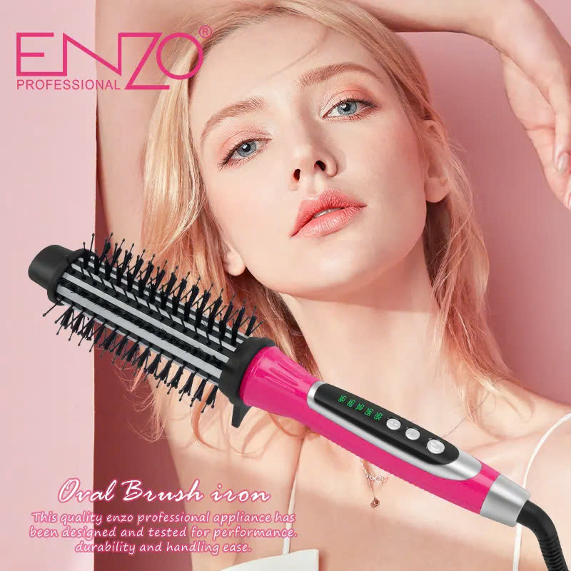 Mô tả Lược điện chải tóc ENZO 2229 cao cấp tạo kiểu đa năng 3 trong 1 uốn xoăn,duỗi thẳng,uốn cụp,ion âm bảo vệ tóc - 1