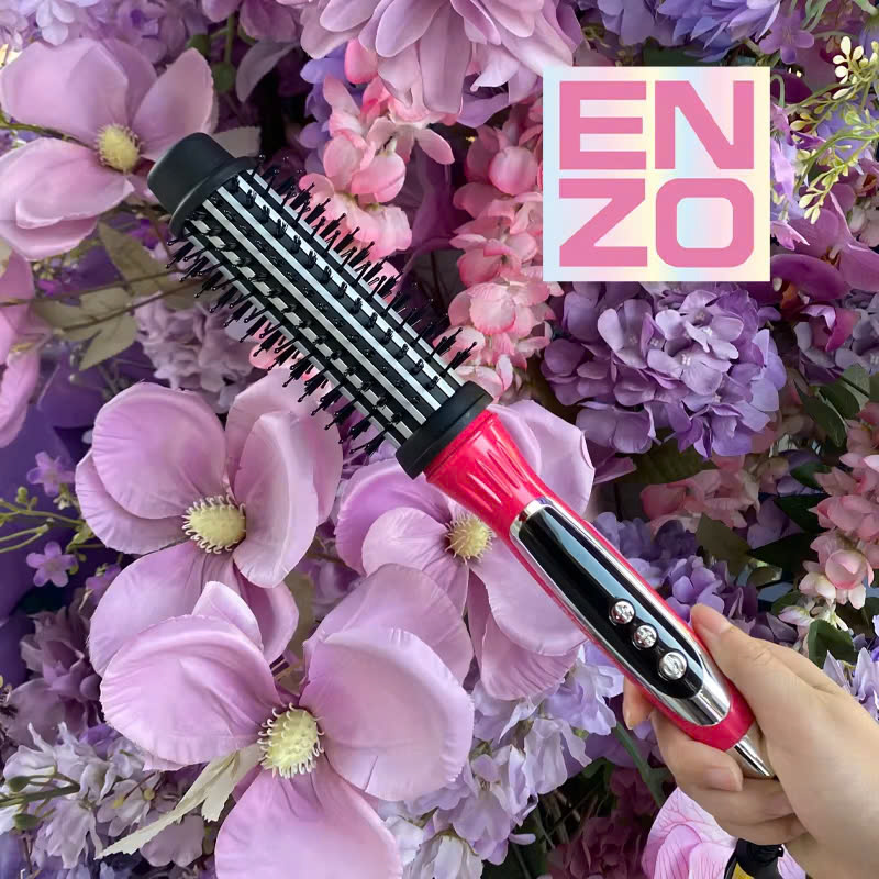 Mô tả Lược điện chải tóc ENZO 2229 cao cấp tạo kiểu đa năng 3 trong 1 uốn xoăn,duỗi thẳng,uốn cụp,ion âm bảo vệ tóc - 2