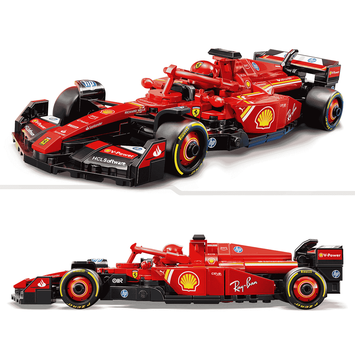 Mô tả LEGO SPEED CHAMPIONS 77242 Đồ Chơi Lắp Ráp Xe Đua Ferrari SF-24 F1 (275 chi tiết) - 3