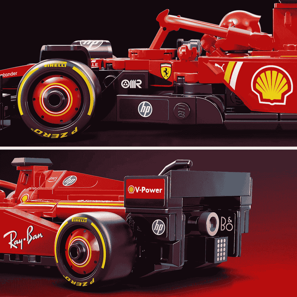 Mô tả LEGO SPEED CHAMPIONS 77242 Đồ Chơi Lắp Ráp Xe Đua Ferrari SF-24 F1 (275 chi tiết) - 5