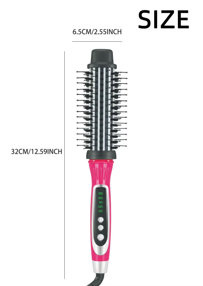 Mô tả Lược điện chải tóc ENZO 2229 cao cấp tạo kiểu đa năng 3 trong 1 uốn xoăn,duỗi thẳng,uốn cụp,ion âm bảo vệ tóc - 11