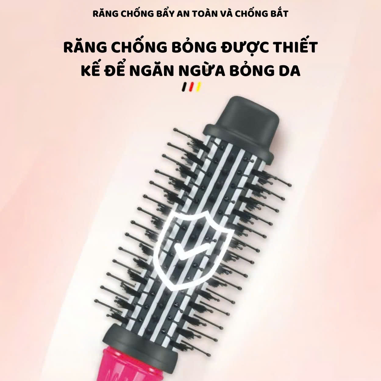 Mô tả Lược điện chải tóc ENZO 2229 cao cấp tạo kiểu đa năng 3 trong 1 uốn xoăn,duỗi thẳng,uốn cụp,ion âm bảo vệ tóc - 7