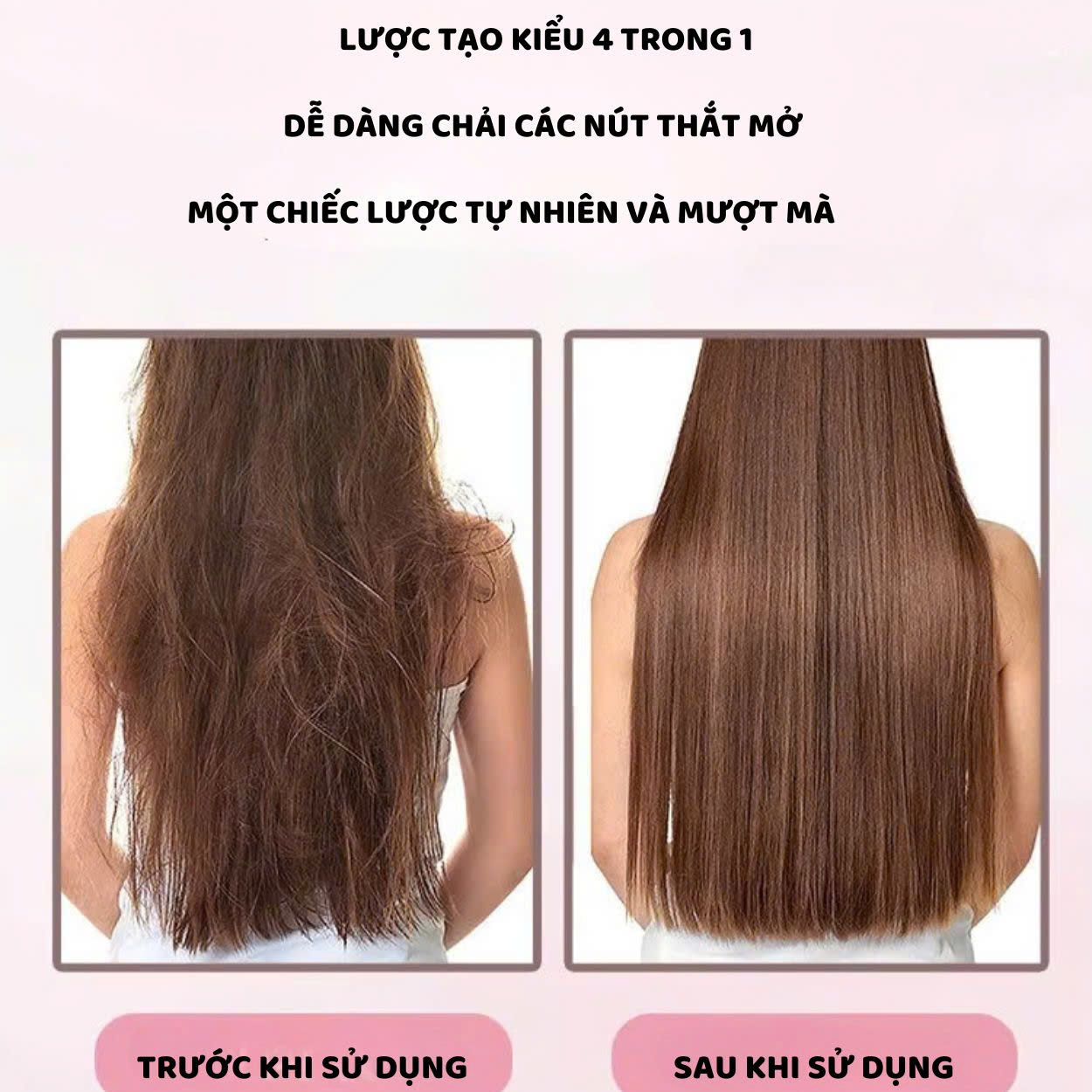 Mô tả Lược điện ENZO 4134 Thương hiệu ITALIA lược tròn tạo kiểu tóc chuyên nghiệp 4 trong 1 chải tóc thổi khí nóng - 4