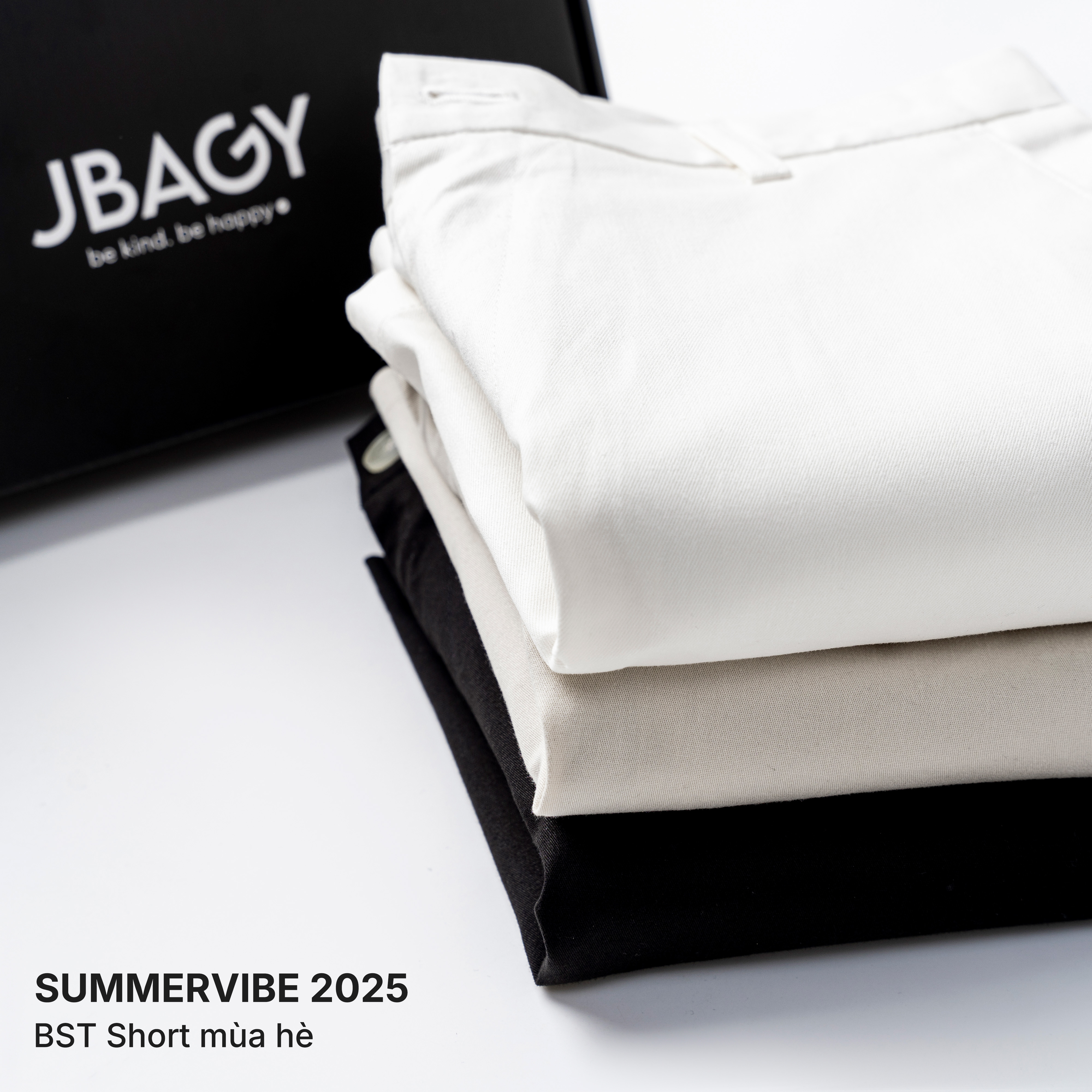 Mô tả Quần short nam JBAGY vải kaki cotton, ống lửng ngắn vải Kaki co giãn 2 chiều - JN2401 - 2