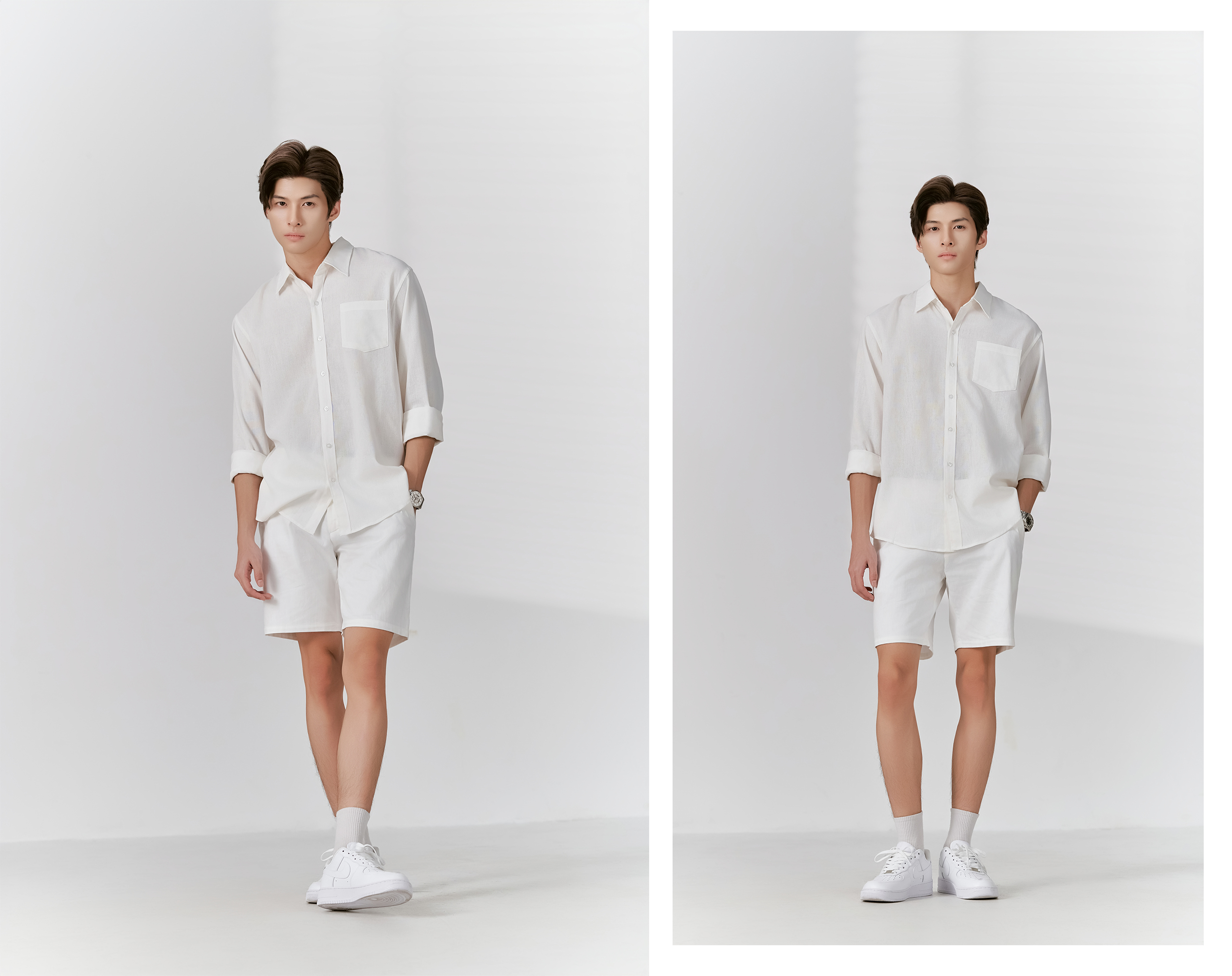 Mô tả Quần short nam JBAGY vải kaki cotton, ống lửng ngắn vải Kaki co giãn 2 chiều - JN2401 - 3