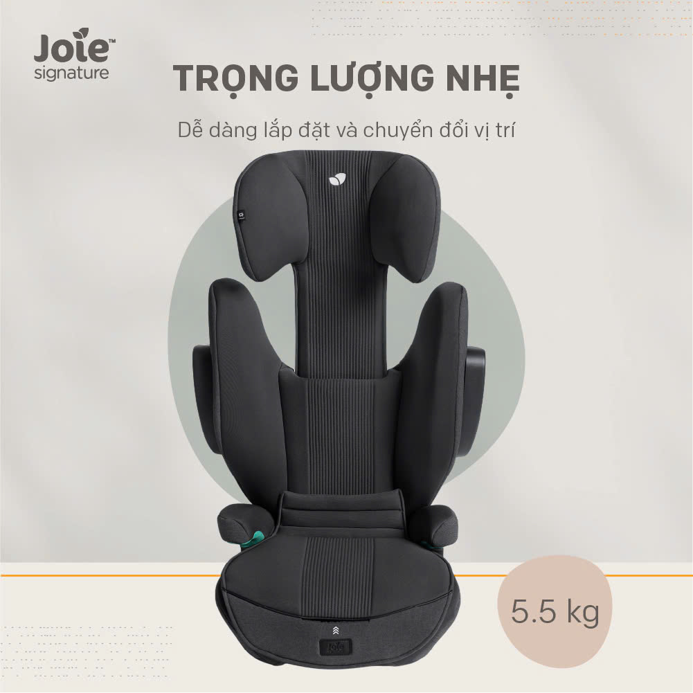 Mô tả Ghế ngồi ô tô trẻ em Joie i-Traver Signature Ebony hàng chính hãng bảo hành 12 tháng - 5