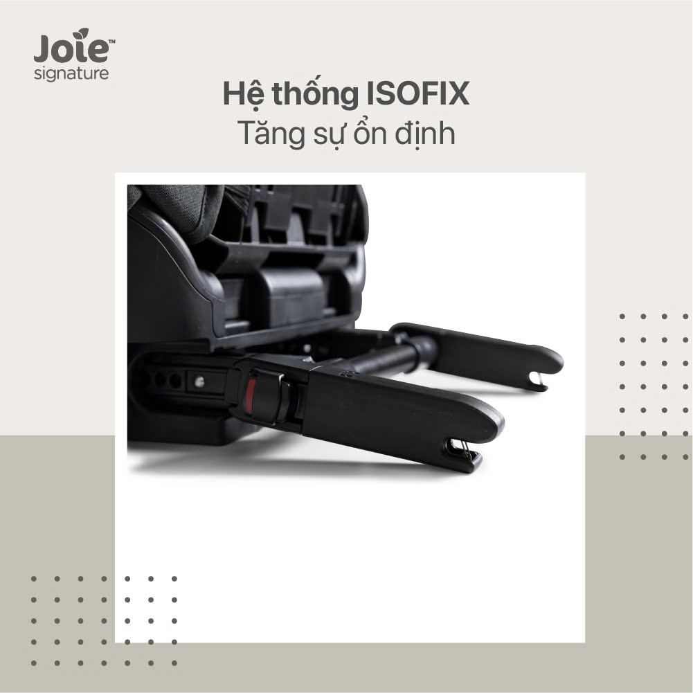 Mô tả Ghế ngồi ô tô trẻ em Joie i-Traver Signature Ebony hàng chính hãng bảo hành 12 tháng - 2