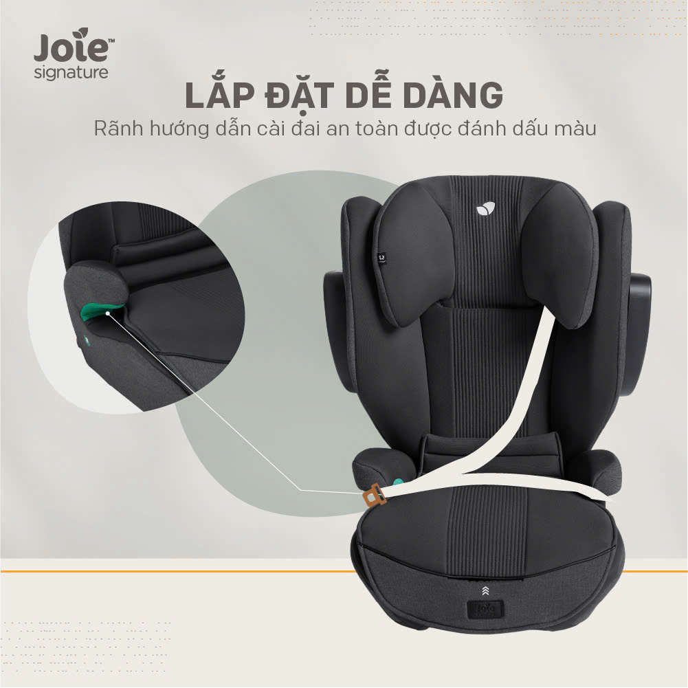 Mô tả Ghế ngồi ô tô trẻ em Joie i-Traver Signature Ebony hàng chính hãng bảo hành 12 tháng - 6