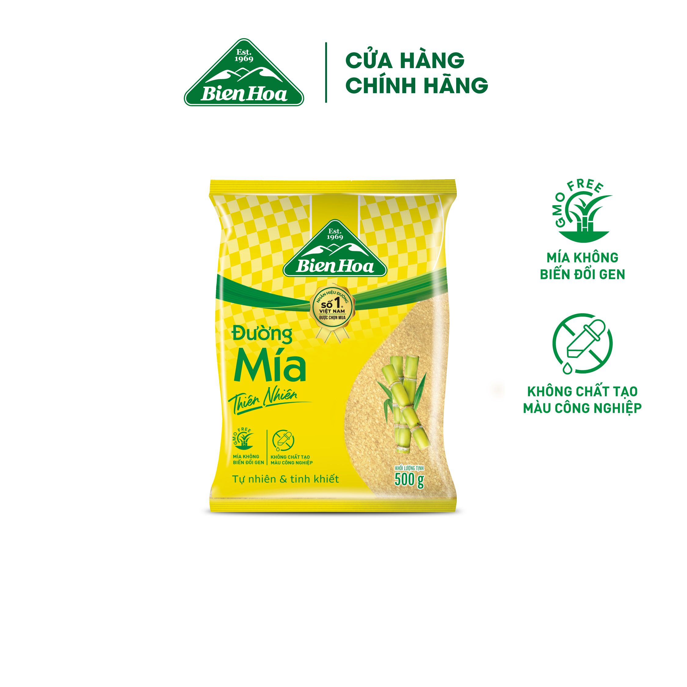 Mô tả Đường Mía Thiên Nhiên Biên Hòa 500G/túi - 2
