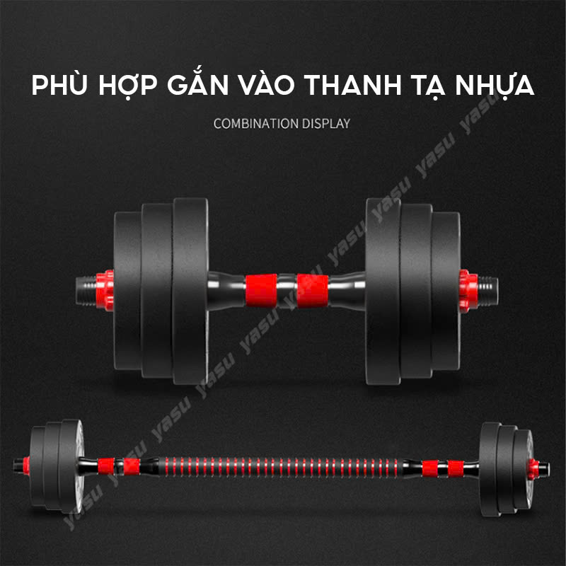 Mô tả Tạ nhựa miếng tròn 2kg,3kg,5kg,10kg - 2