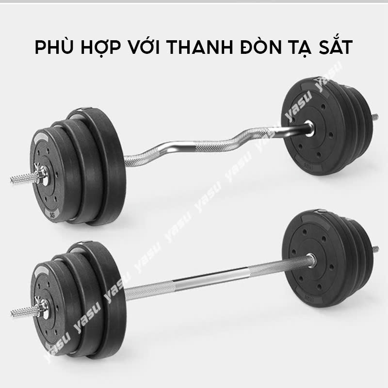 Mô tả Tạ nhựa miếng tròn 2kg,3kg,5kg,10kg - 3