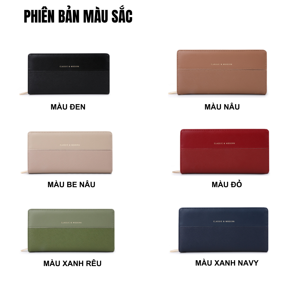 Ví Nữ Dài Cầm Tay TAILIAN TL88 - Nhiều màu sắc