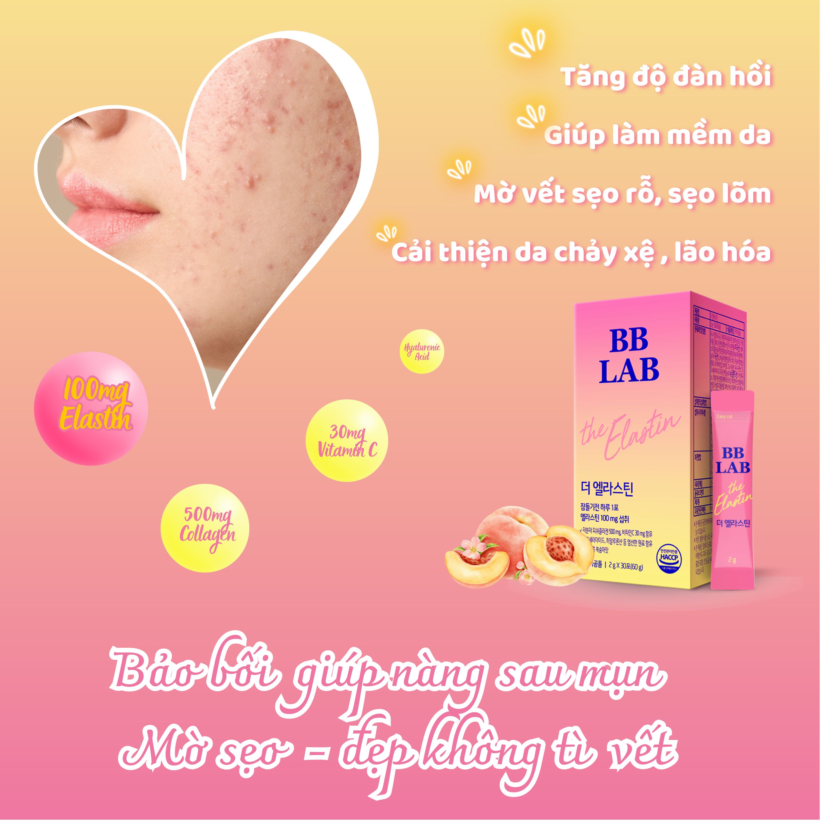 Hướng dẫn sử dụng Bột uống BB LAB The Elastin