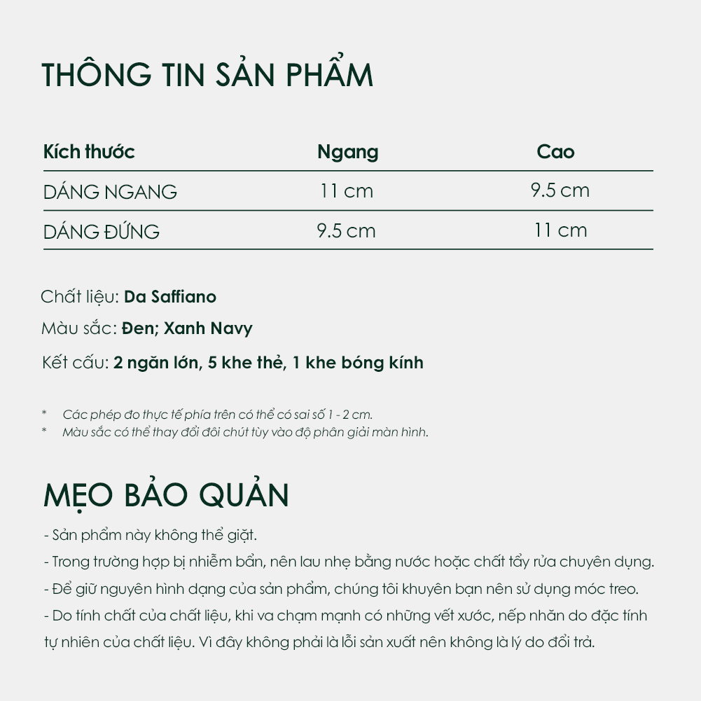 Ví da nam LEONARDO mặt trước
