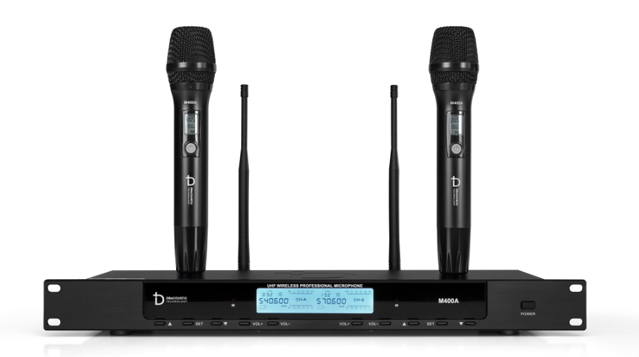 Mô tả Mic không dây DBAcoustic M400A - 15 chế độ EQ - 200 kênh tần số - Pin 8h - Hàng chính hãng - BH12T - 1