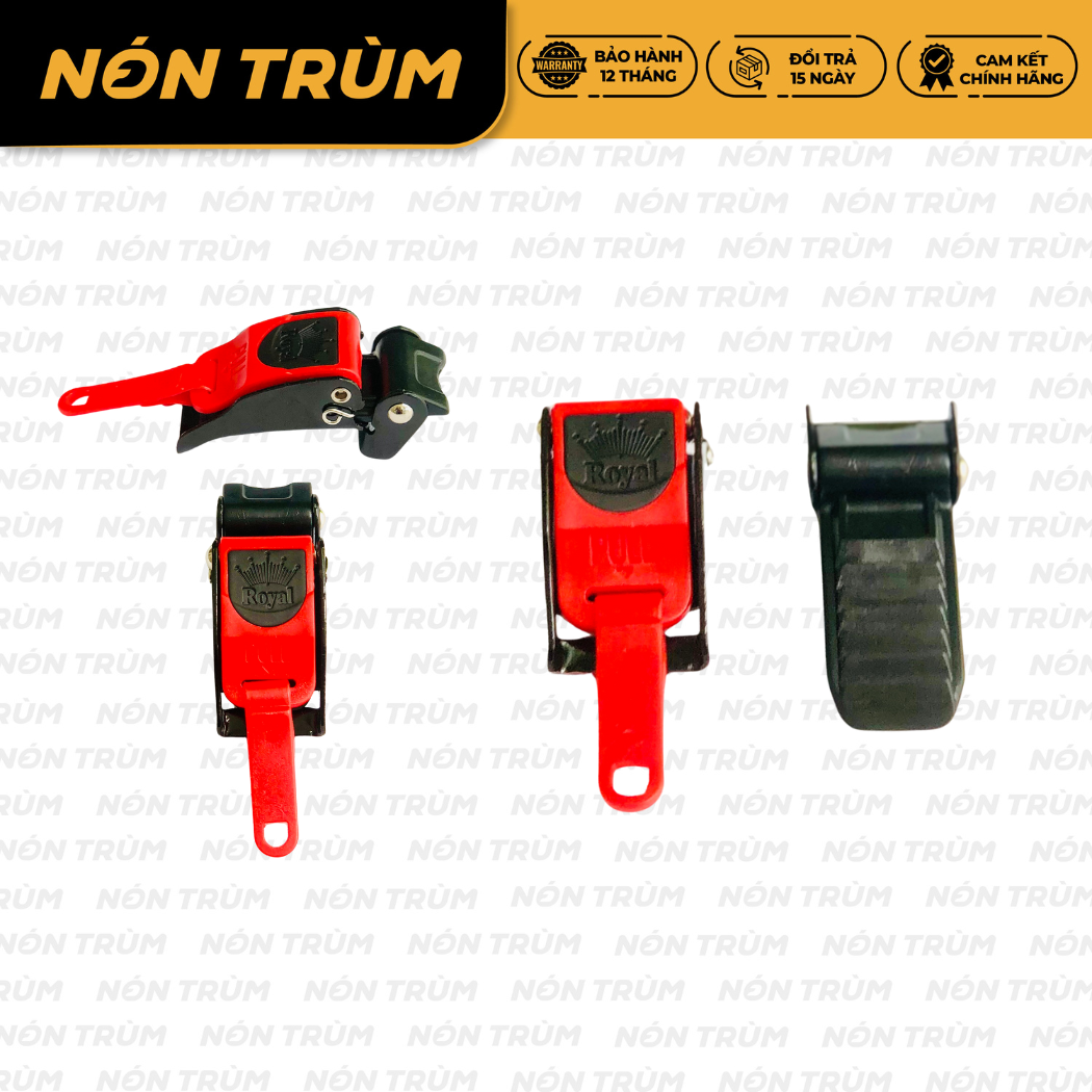 Mô tả Chốt khóa cài mũ bảo hiểm Royal thay được cho nhiều dòng nón khác - 1