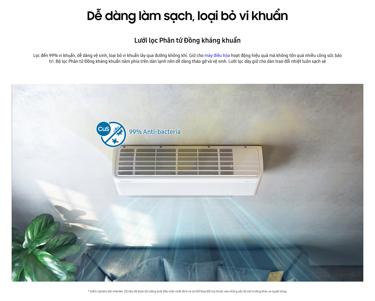 Mô tả Điều Hòa Samsung WindFree Treo Tường -Digital Inverter Boost 12,000 BTU/h F-AR13CYHAA - 5