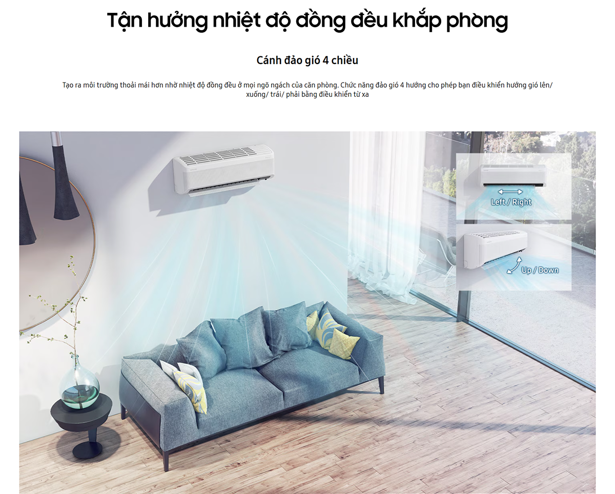 Mô tả Điều Hòa Samsung WindFree Treo Tường -Digital Inverter Boost 12,000 BTU/h F-AR13CYHAA - 7