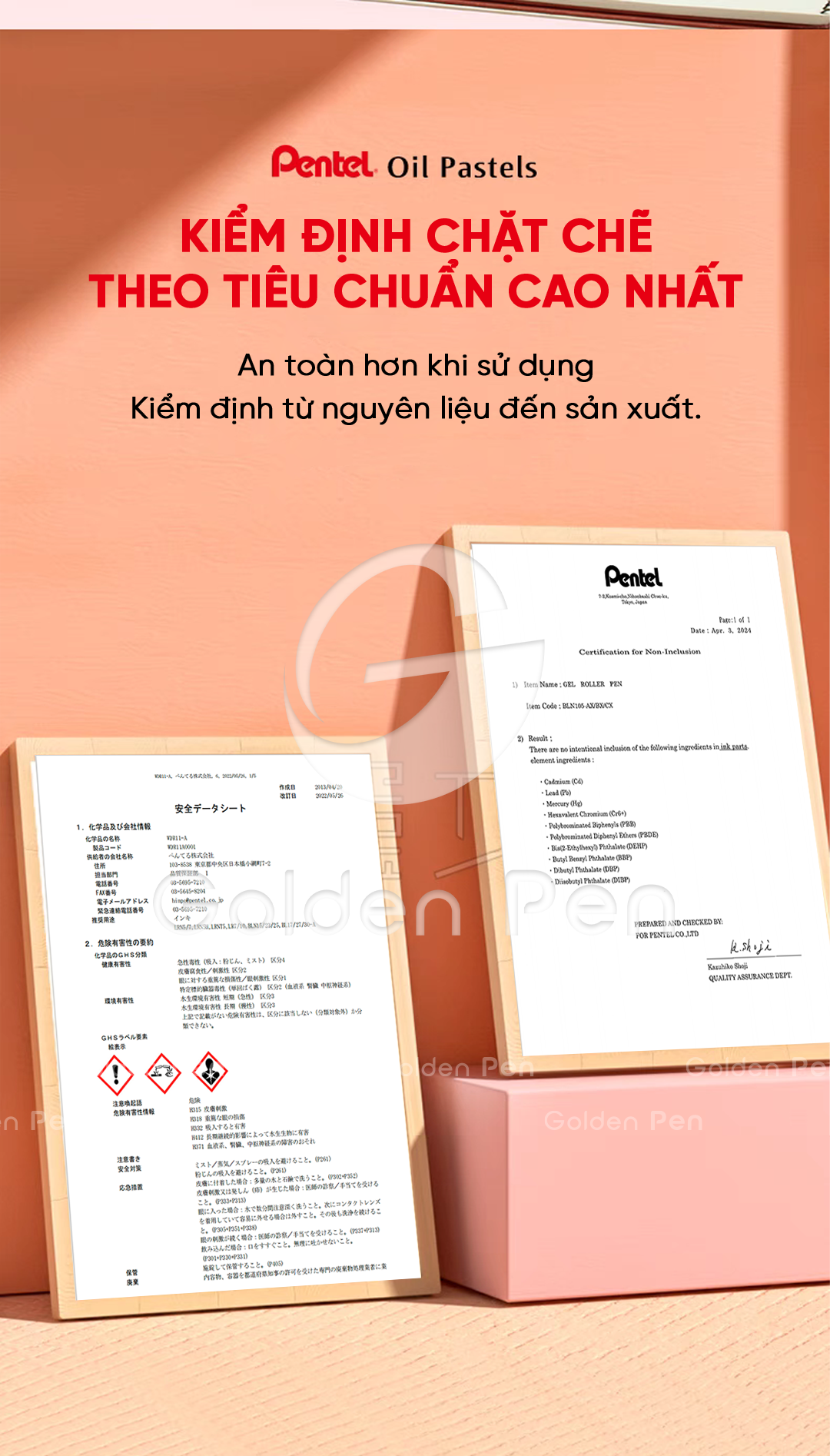 Mô tả Màu Sáp Dầu Pentel PHN – 48 Màu Tươi Sáng, Sáp Mềm, Dễ Tán, Lên Màu Mịn – Bộ Sáp Màu Chất Lượng - 2