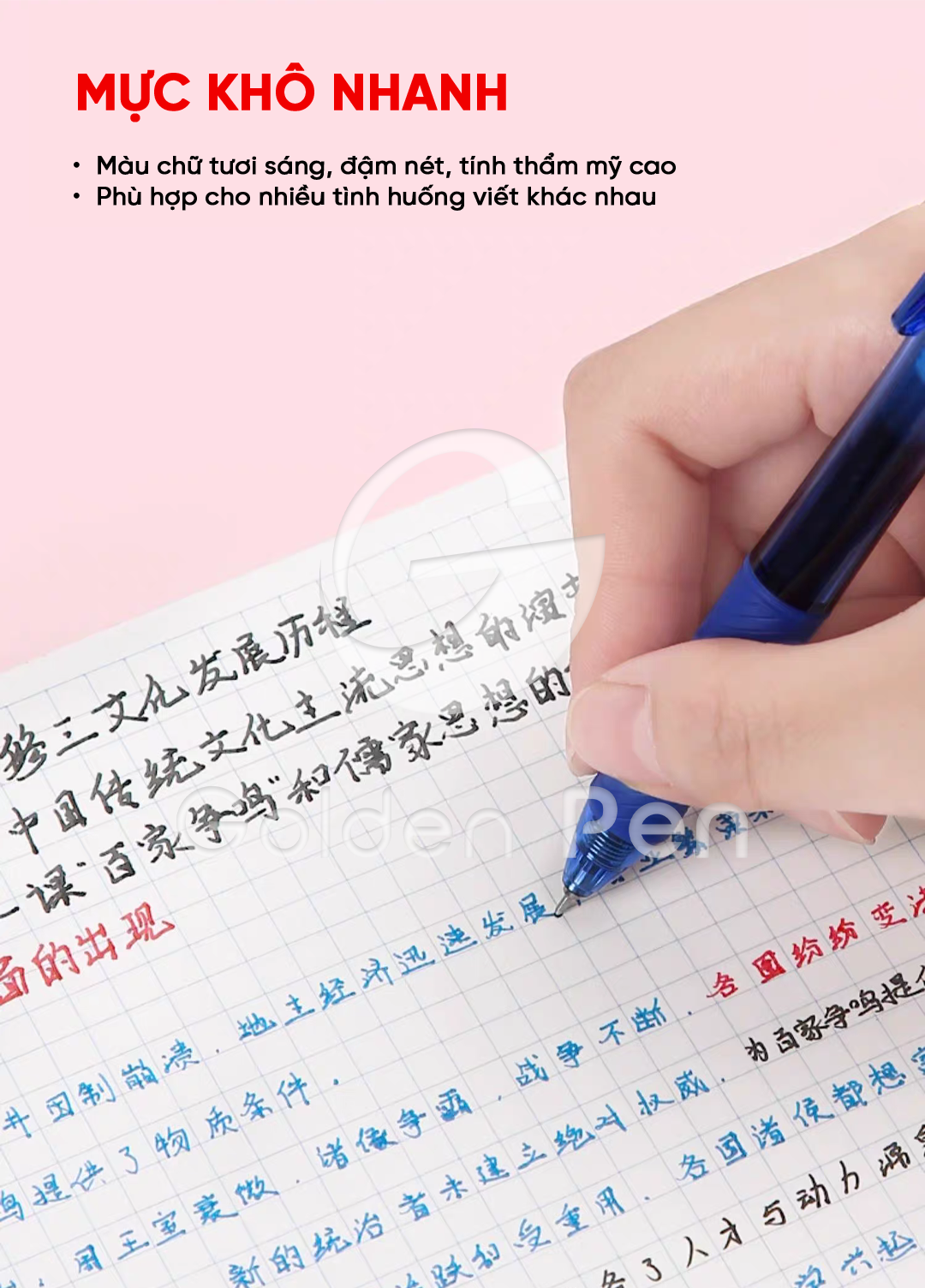 Mô tả Bút Gel Bấm Pentel BLN105 – Nét Mượt, Nhanh Khô, Ngòi 0.5mm – Bút Bi Nước Nhiều Màu Cho Học Sinh - 3
