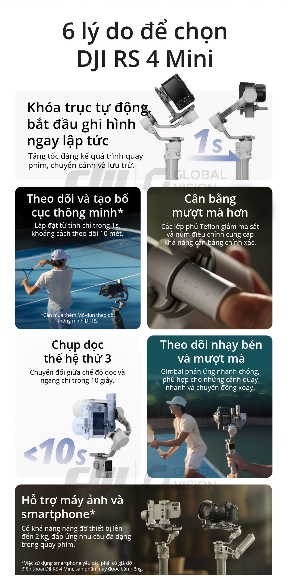 DJI RS 4 Mini Features