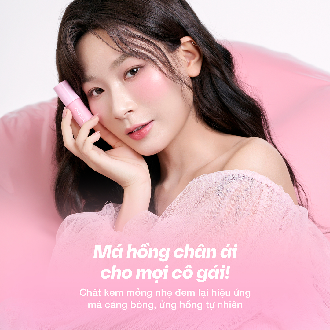 Mô tả Má Hồng Kem OFÉLIA Lolli Liquid Blush (4.6g) - 1