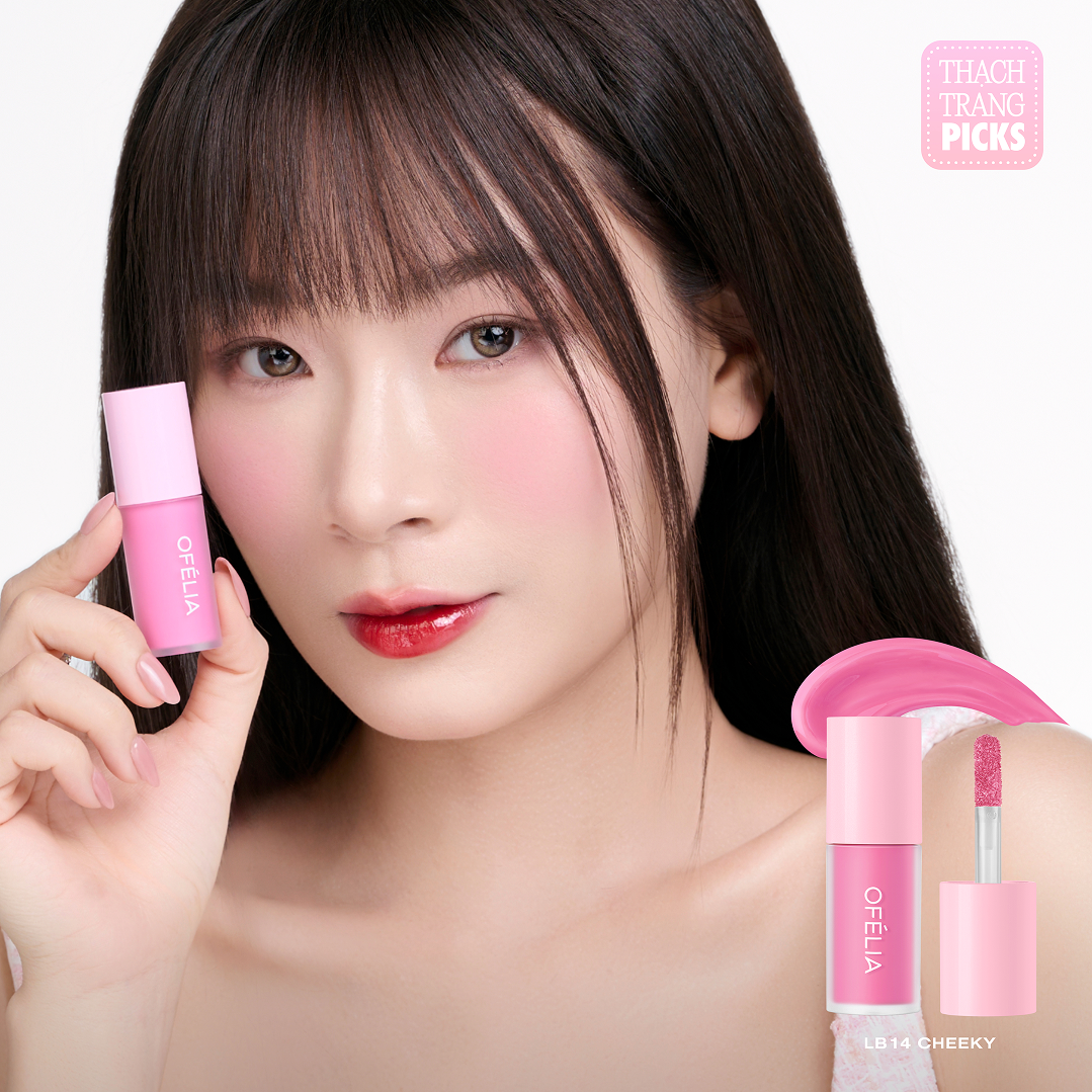 Mô tả Má Hồng Kem OFÉLIA Lolli Liquid Blush (4.6g) - 3