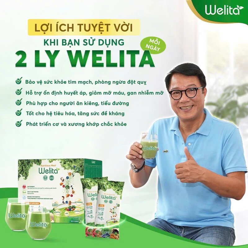 Mô tả WELITA - Bữa Ăn Dinh Dưỡng Thuần Chay 100% Đạm Thực Vật giúp giảm cân ngừa tai biến Japa kids - 2