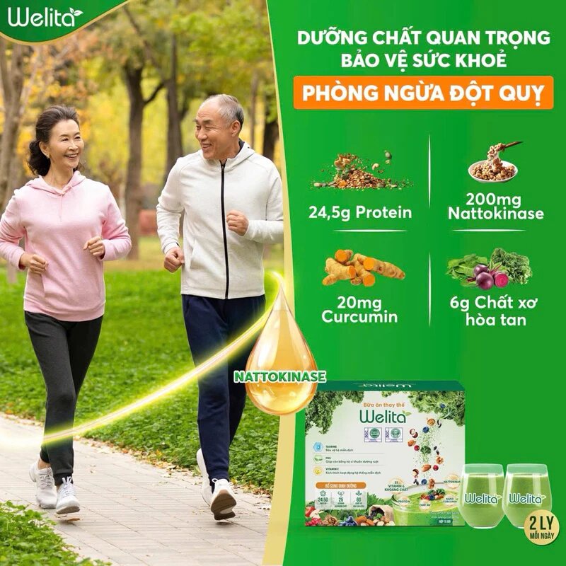 Mô tả WELITA - Bữa Ăn Dinh Dưỡng Thuần Chay 100% Đạm Thực Vật giúp giảm cân ngừa tai biến Japa kids - 6