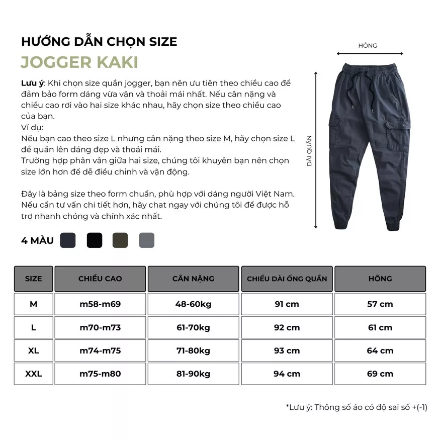Quần Jogger Kaki Túi Hộp Nam MK CLEVER - Ảnh cuối