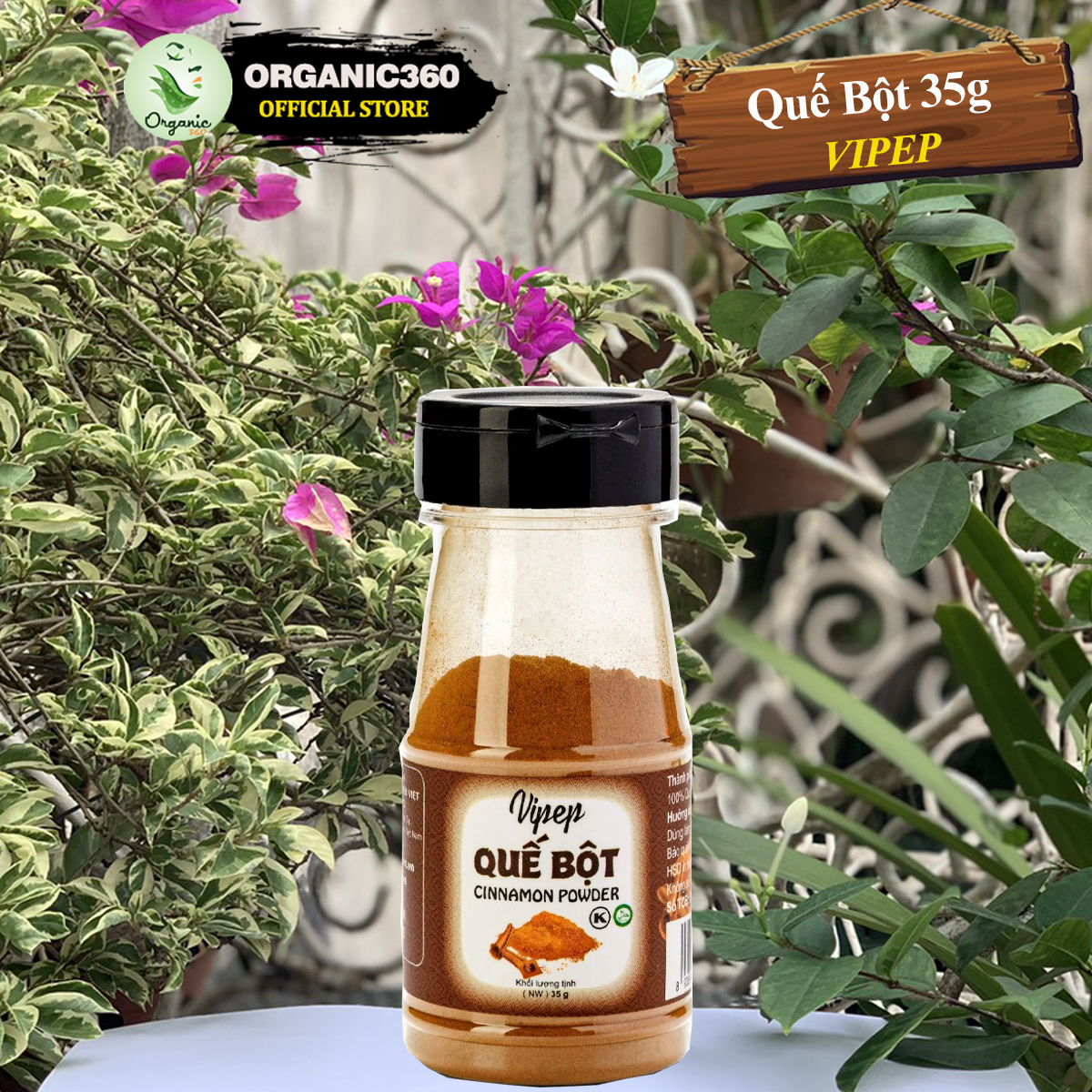 Mô tả Quế Bột Tự Nhiên VIPEP 35g Cinnamon Powder Gia Vị Nấu Ăn - 1