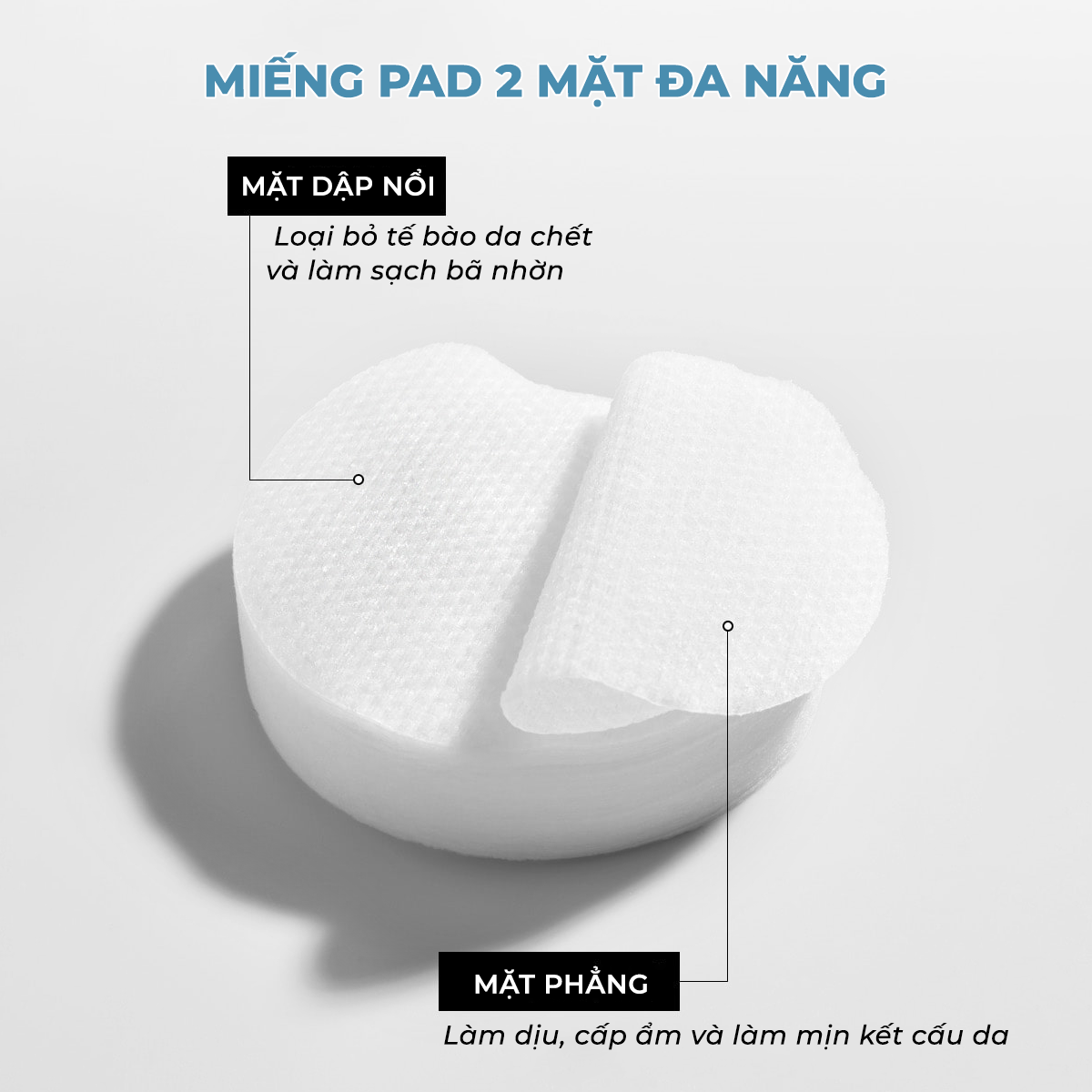 Mô tả Toner Pad Cấp Ẩm, Căng Bóng Da WonJin Effect Hydro Vial Toner PAD 130 Miếng - 1