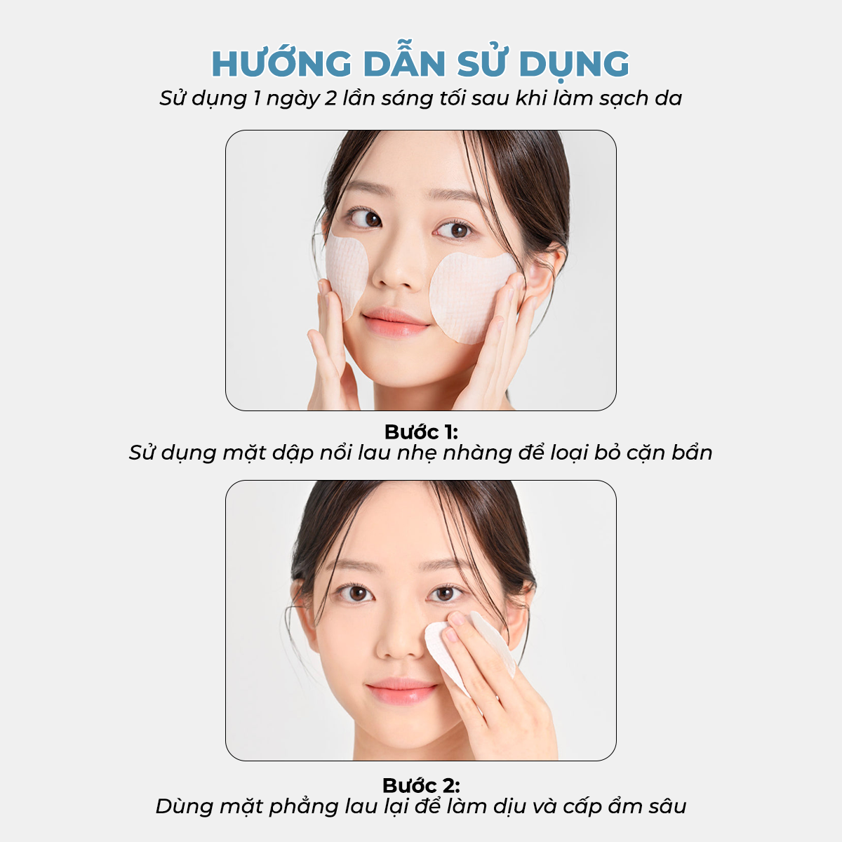 Mô tả Toner Pad Cấp Ẩm, Căng Bóng Da WonJin Effect Hydro Vial Toner PAD 130 Miếng - 3