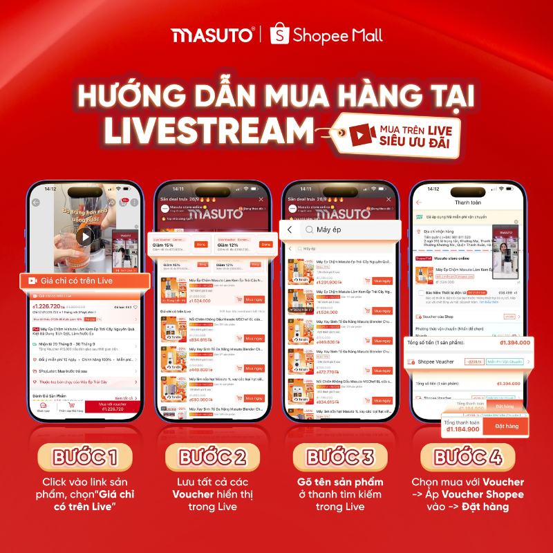 Mô tả Nồi chiên không dầu Masuto MSQueen 6L màn hình cảm ứng đốt 2 tầng đối lưu không cần trở lật - 1