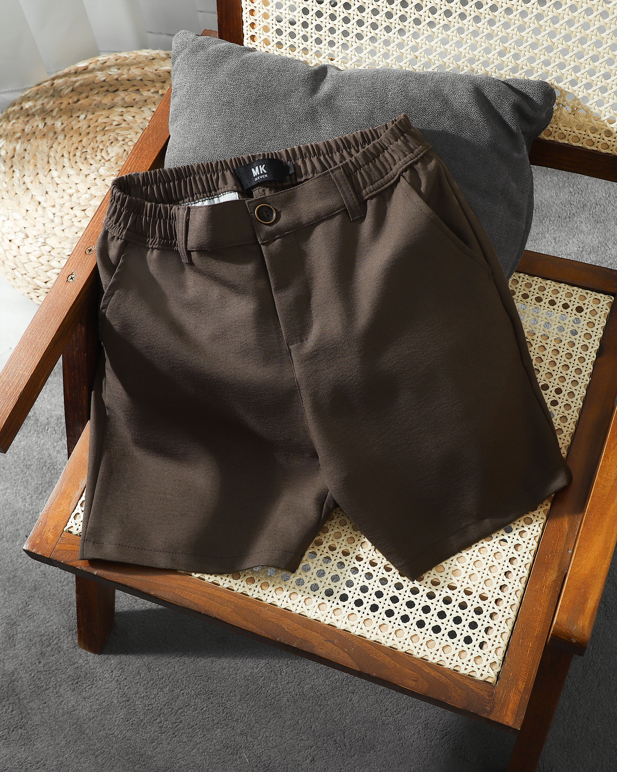 Quần đùi nam Linen MK CLEVER màu sắc trẻ trung
