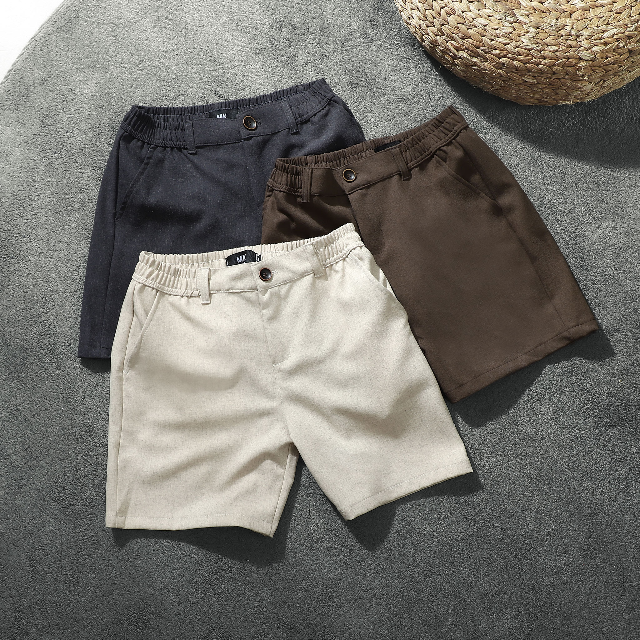 Quần short nam cạp chun MK CLEVER