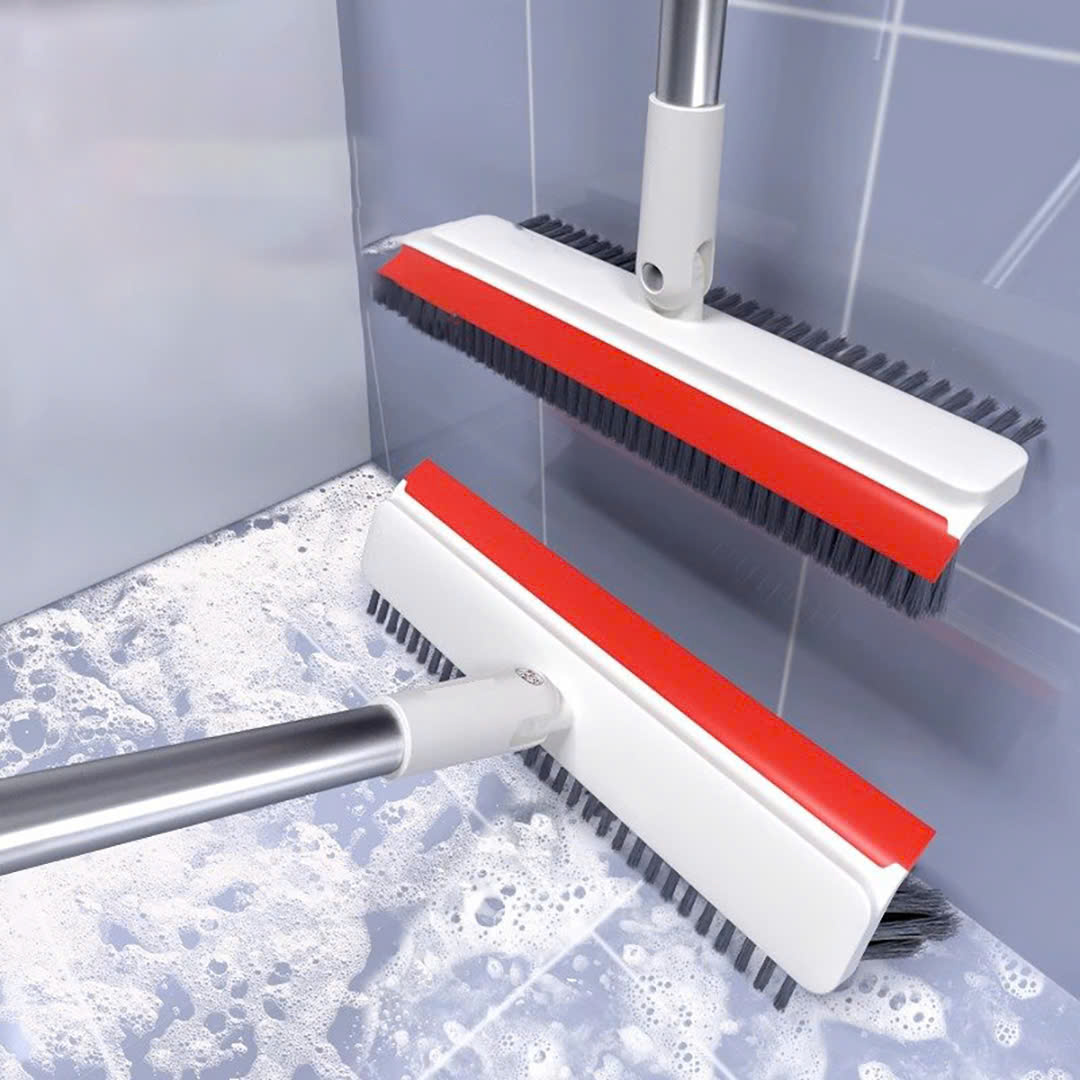 Mô tả Cây Lau Sàn Nhà Tắm Đa Năng 2 trong 1 Bộ chổi Cọ Sàn Toilet và Gạt Nước – OENON - 6