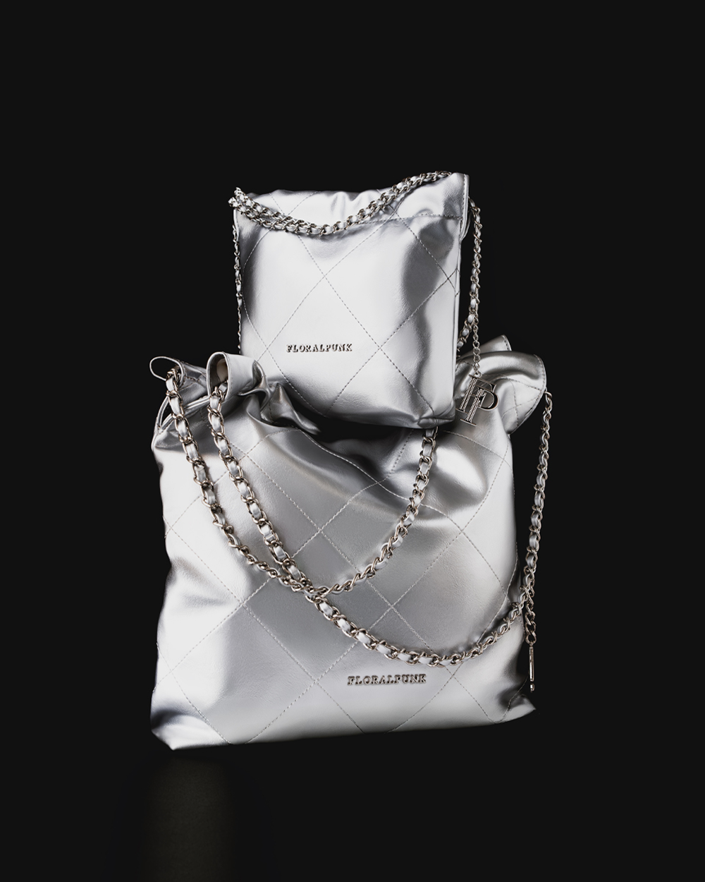 Mô tả Túi Xách Floralpunk Brooklyn Shopper Silver - Túi Quai Xách Đựng Laptop 14 Inches - 6