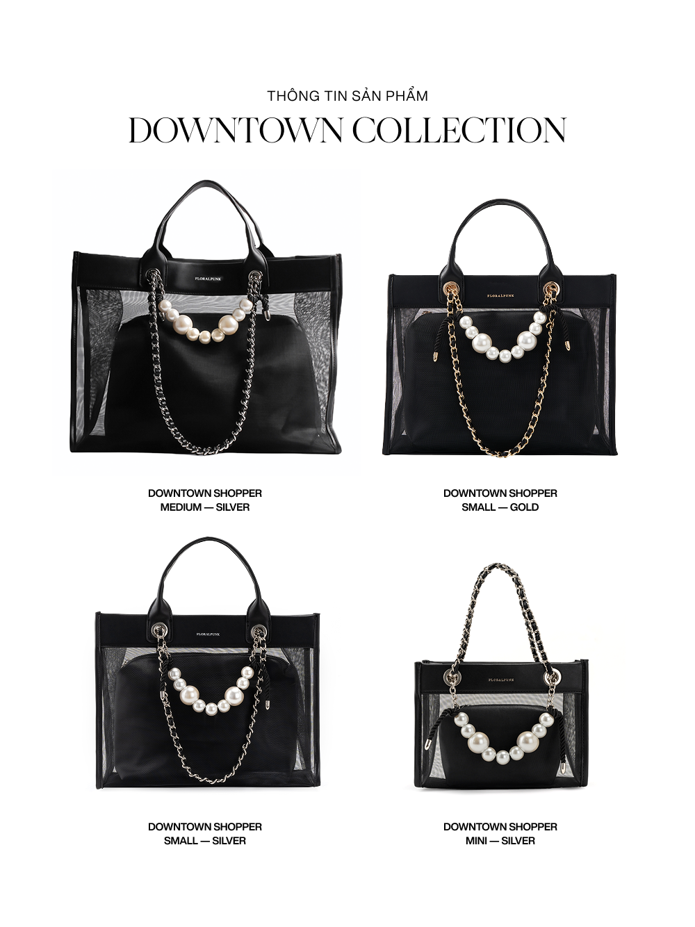 Mô tả Túi Xách Floralpunk Downtown Shopper - Small - 3