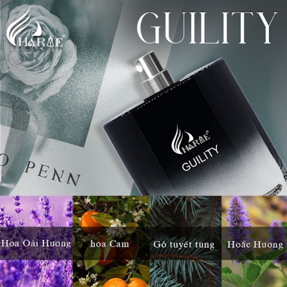 Mô tả Nước Hoa Nam CHARME GONNA GUILITY 100ml Lưu Hương Lâu, Bí Ẩn, Lịch Lãm, Chính Hãng - 3