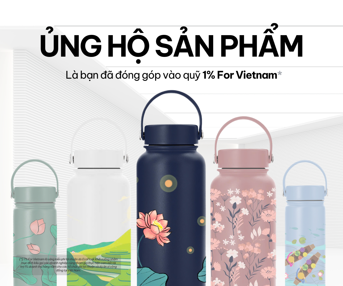 Mô tả Bình giữ nhiệt EcoFlask 1000ml/550ml thiết kế Hạ Trắng cao cấp chính hãng, inox 304, bảo hành 3 năm - 9