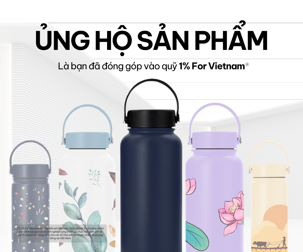Mô tả Bình giữ nhiệt EcoFlask 1000ml/650ml hàng ngày (A05) - Bình giữ nhiệt cao cấp chính hãng, inox 304, bảo hành 3 năm - 8