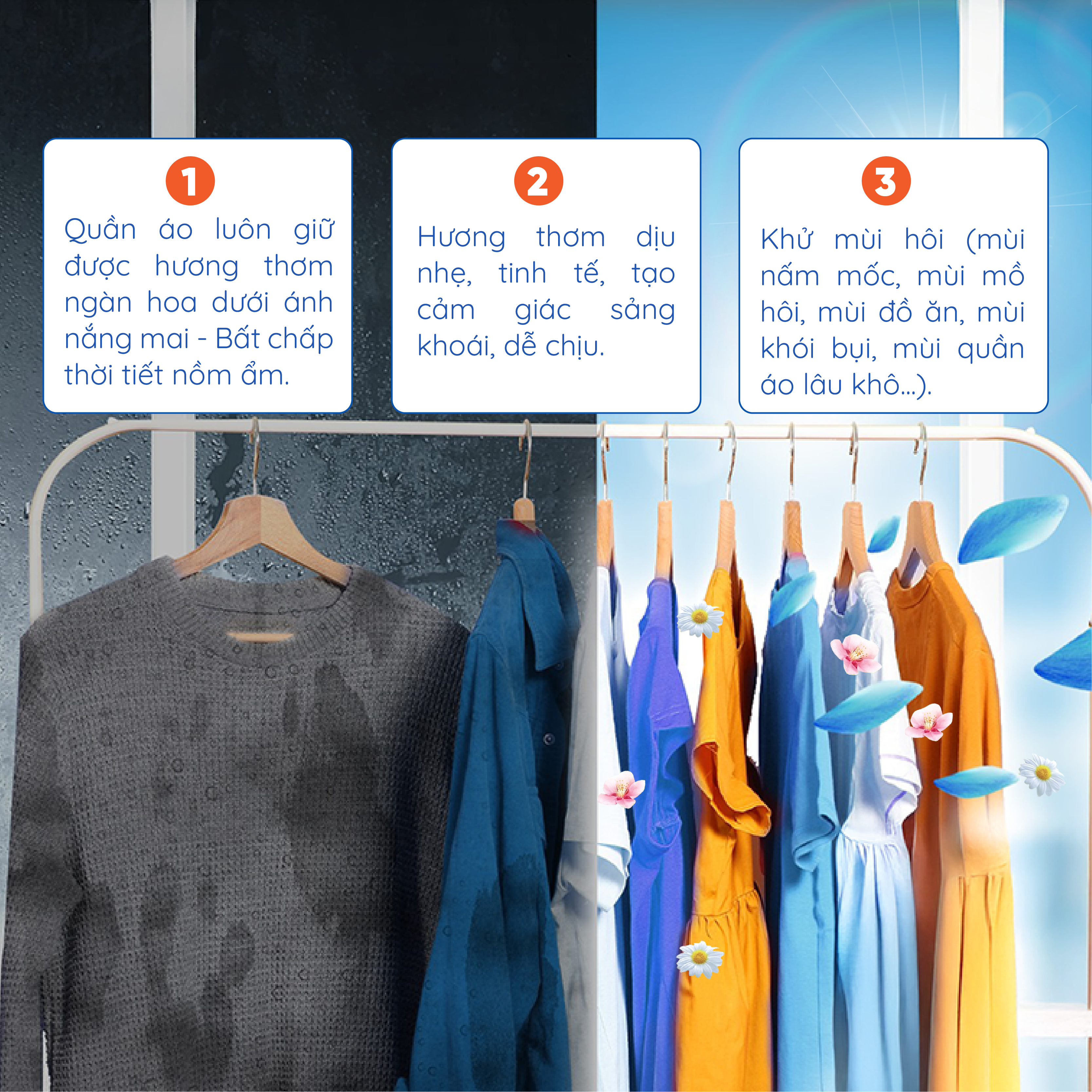 Mô tả Nước giặt xả tỏa hương CleanZ đánh bay vết bẩn, hương thơm mềm mại 2L (Túi) - 4
