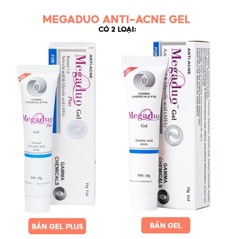 Mô tả Gel Giảm Mụn Gamma Megaduo Gel 15g - 1