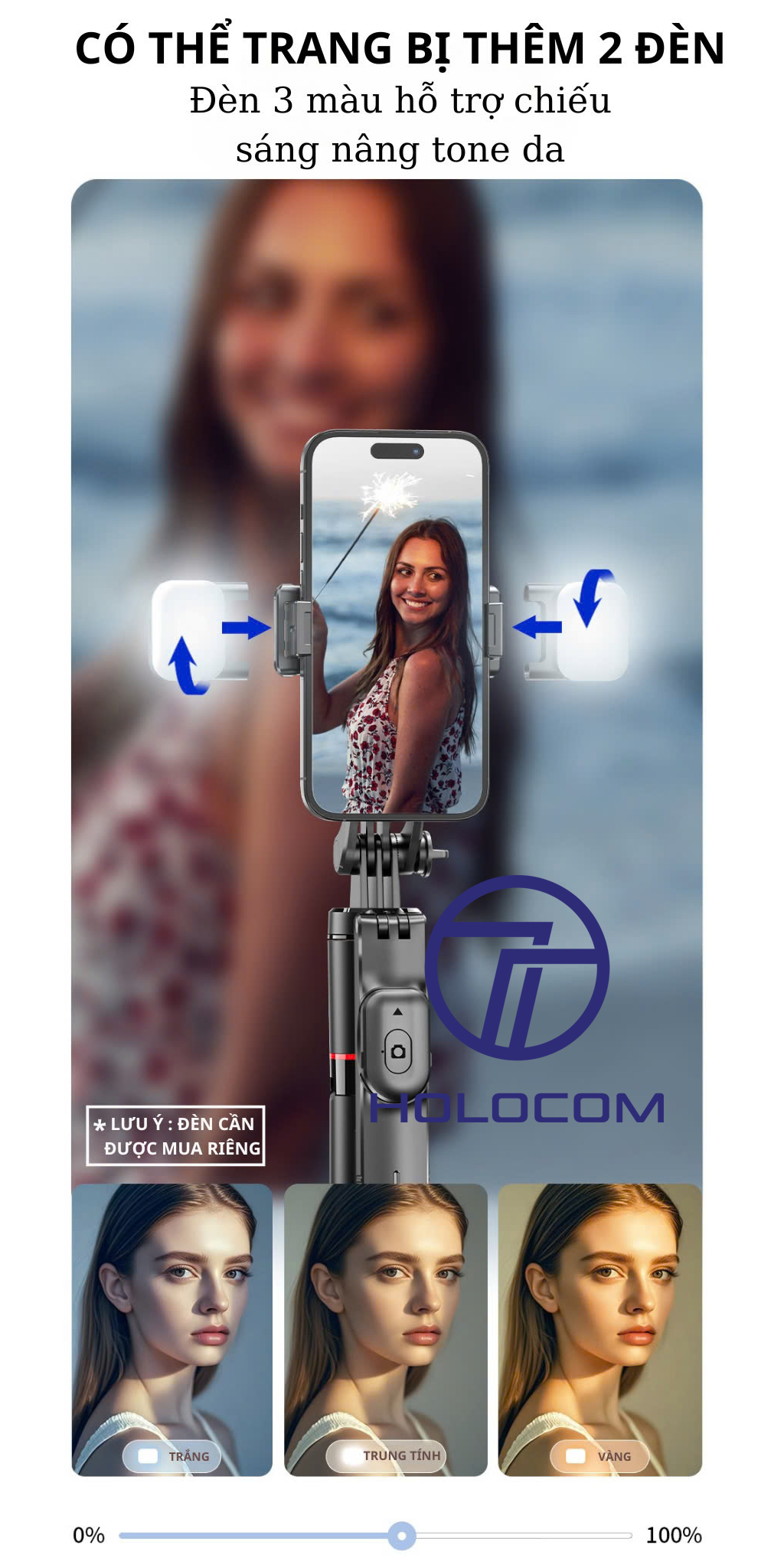 Gậy Chụp Ảnh 3 Chân Selfie F16 - Hình ảnh 7