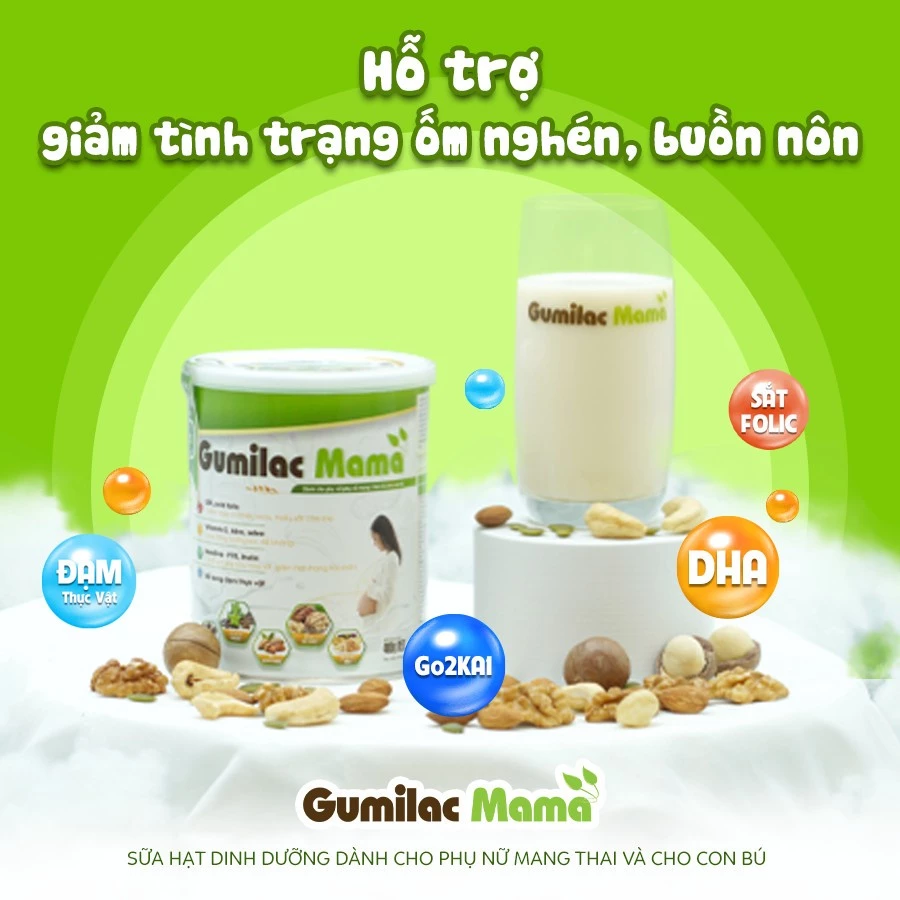 Mô tả Sữa Hạt Gumilac Mama Bổ Sung 28 Loại Vitamin Khoáng Chất, Giúp Mẹ Bầu Khỏe Đề Kháng Tốt Chính Hãng - 3
