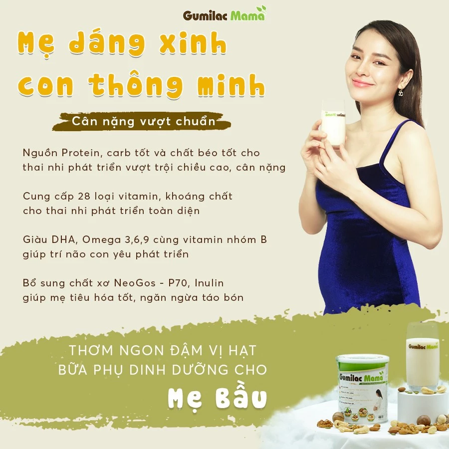 Mô tả Sữa Hạt Gumilac Mama Bổ Sung 28 Loại Vitamin Khoáng Chất, Giúp Mẹ Bầu Khỏe Đề Kháng Tốt Chính Hãng - 10