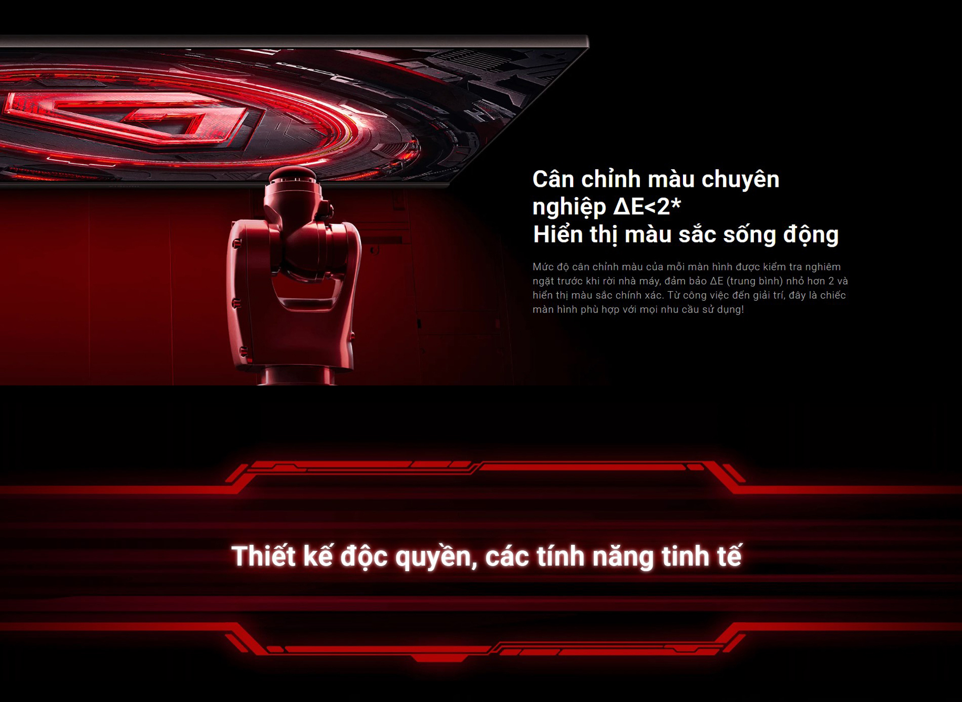 Màn hình Xiaomi Gaming Monitor G24i - Chi tiết chân đế