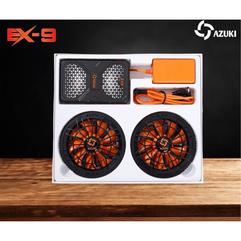 Mô tả Bộ Phụ Kiện AZUKI EX9 SIÊU KHỦNG PIN 25.500mah, Quạt 21V Thời Gian Chạy 12h Đến 20h Dài Nhất Thị Trường BH 12T- NIKITO - 1